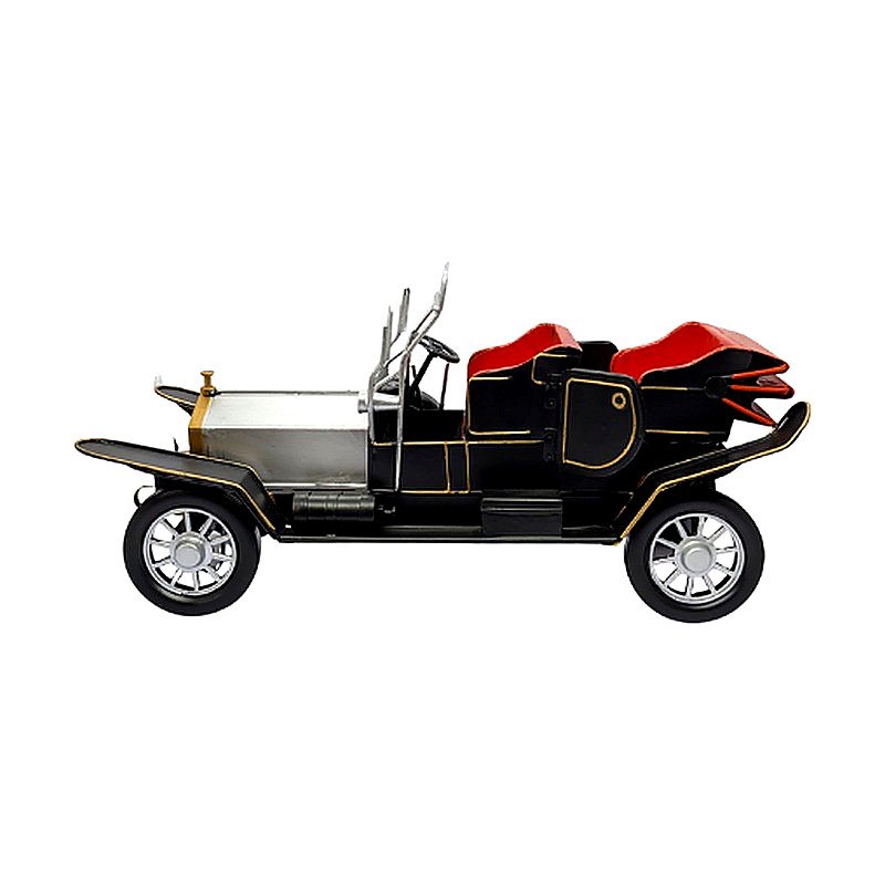 Vintage Tin Open Roadster Model — Black & Gold — Home & Garden | Zaptek BD