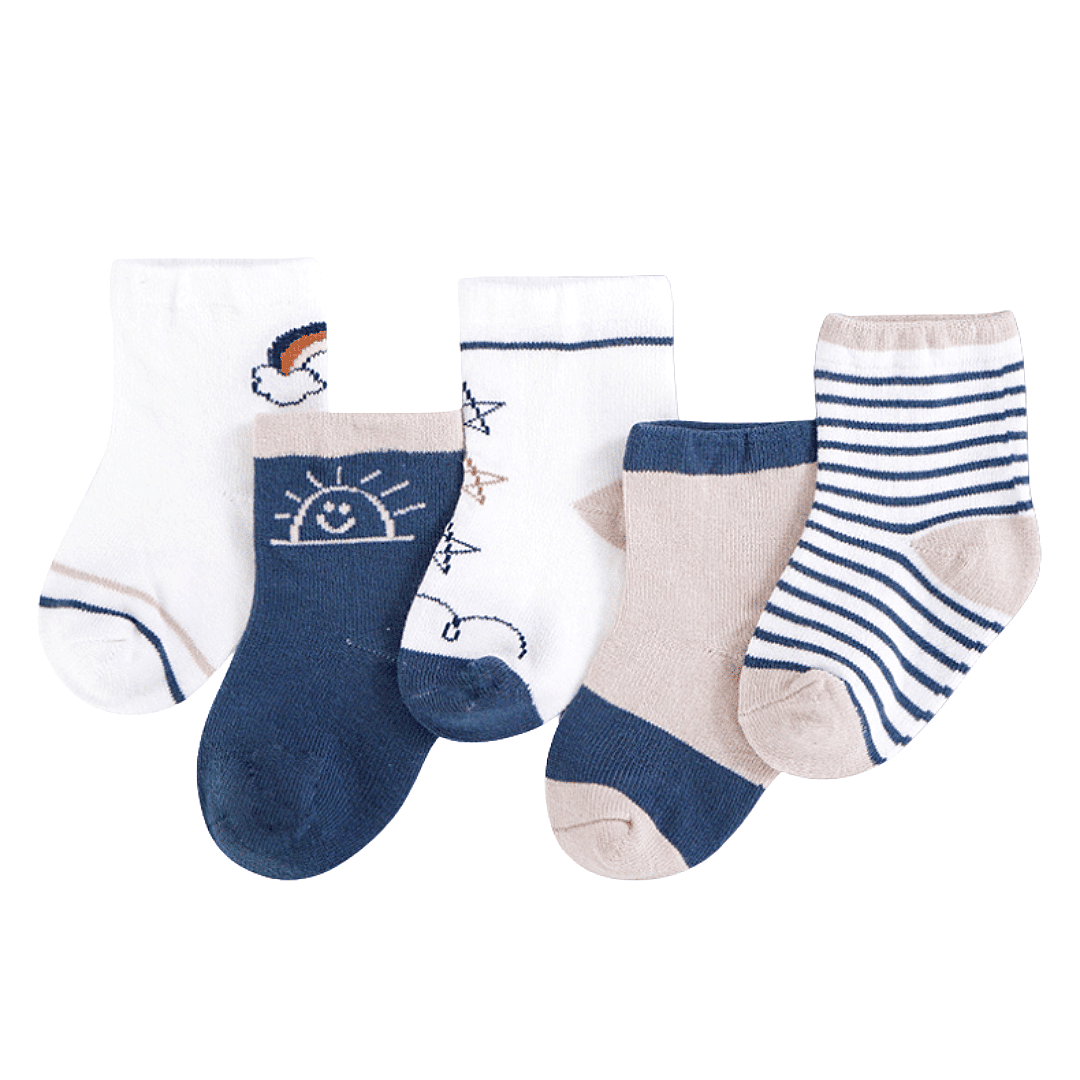 Premium Cotton Baby Socks — Newborn | Zaptek BD