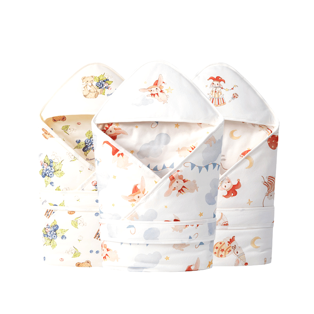 Premium Pure Cotton Gauze Swaddle Blanket — Newborn | Zaptek BD