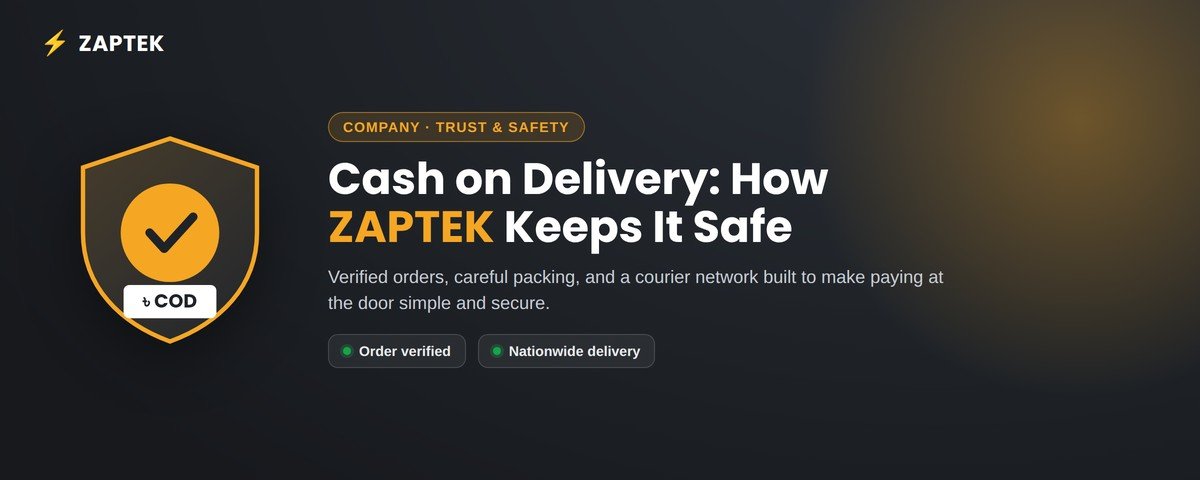 Cash on Delivery: How ZAPTEK Keeps It Safe