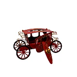 Vintage Tin Royal Carriage Model — Red image 2