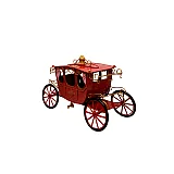 Vintage Tin Royal Carriage Model — Red image 3