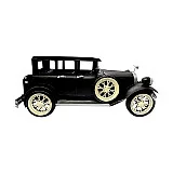 Vintage Tin 1929 Sedan Black image 1