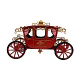 Vintage Tin Royal Carriage Model — Red image 1