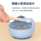 Silicone Baby Feeding Set with Suction Bib image 3