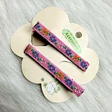 Daisy Flower Cotton Linen Hair Clips image 5
