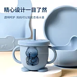 Silicone Baby Feeding Set with Suction Bib image 2
