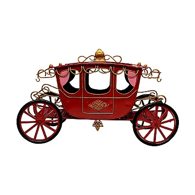 Vintage Tin Royal Carriage Model — Red